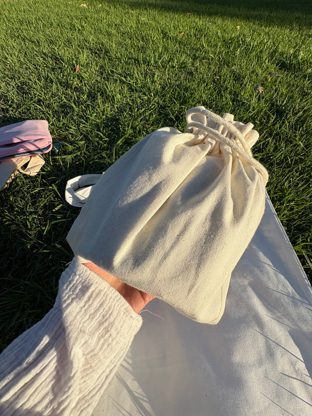 Matcha Girly Canvas Pouch